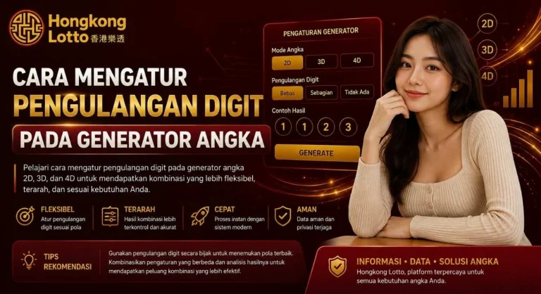 Cara Mengatur Pengulangan Digit pada Generator Angka