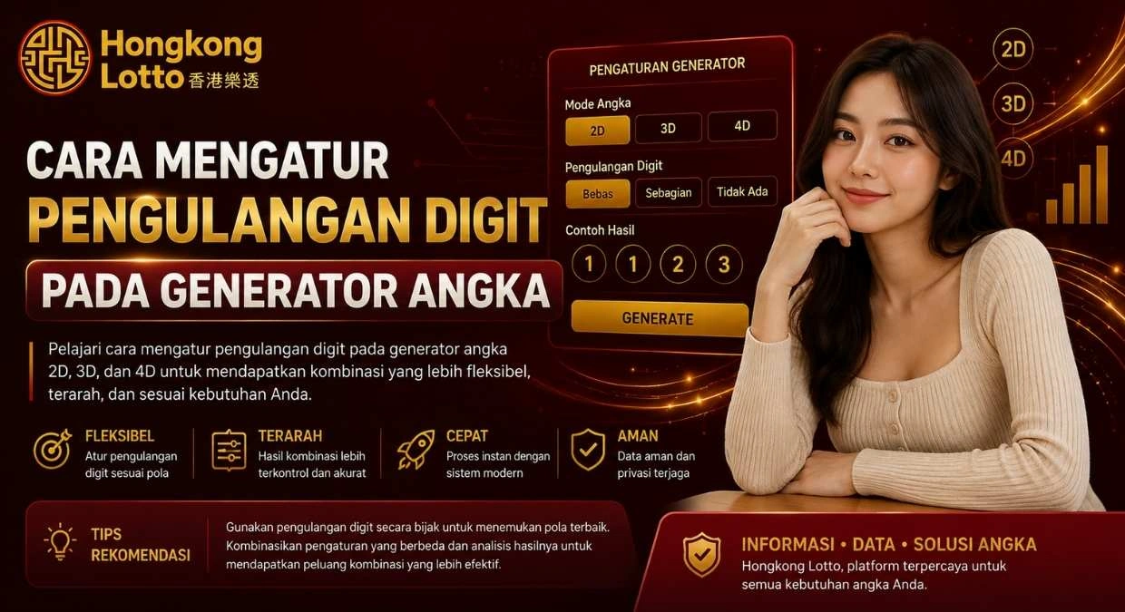 Cara Mengatur Pengulangan Digit pada Generator Angka