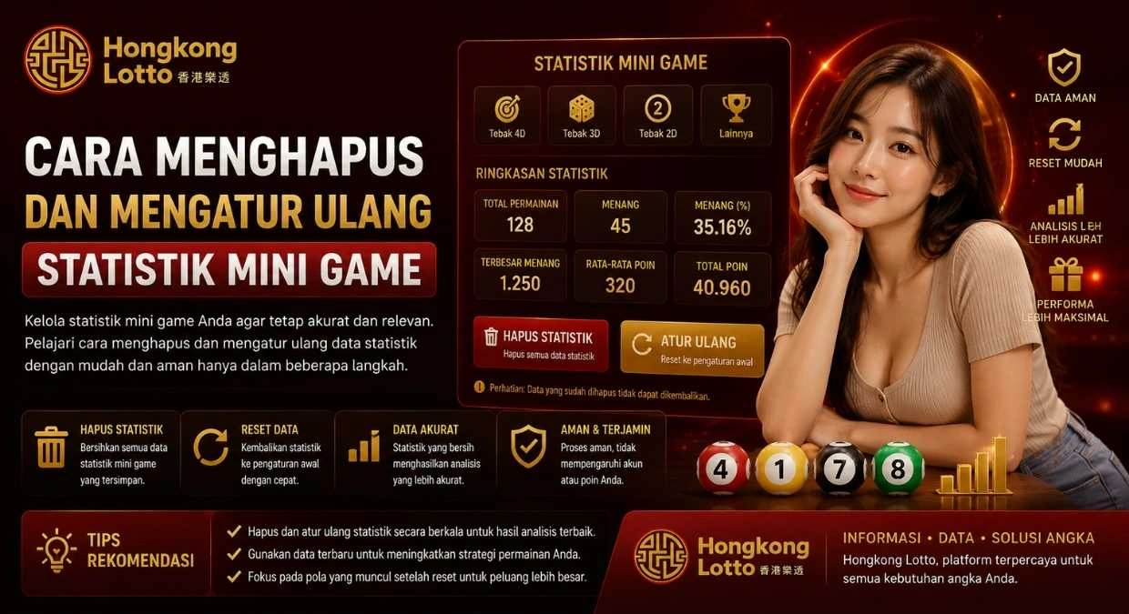 Cara Menghapus dan Mengatur Ulang Statistik Mini Game