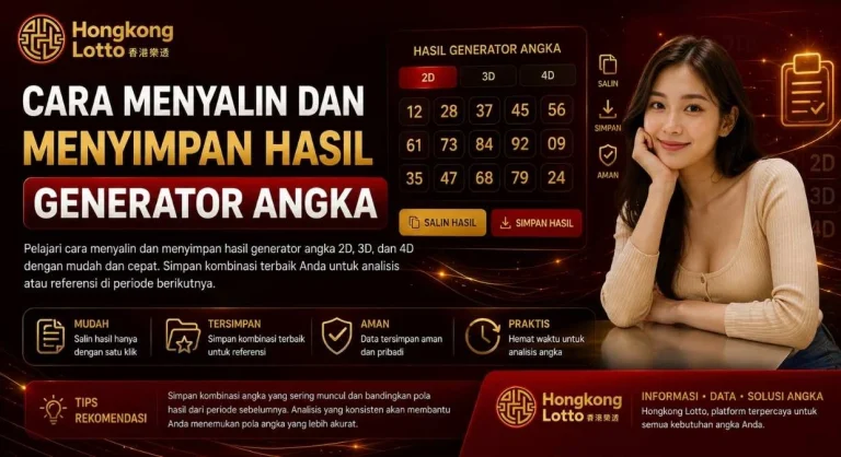Cara Menyalin dan Menyimpan Hasil Generator Angka